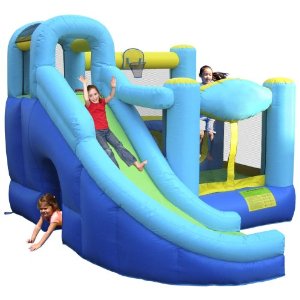 inflatable bouce house - combo slide bouncer for parties